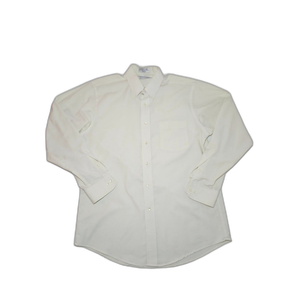 Cambridge Classics Button Down Shirt Ivory 16 Professional Regular Fit